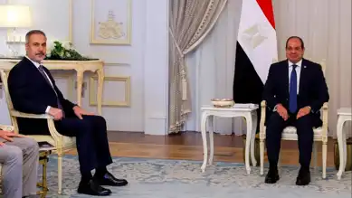 Fidan'dan Mısır'da Filistin Diplomasisi