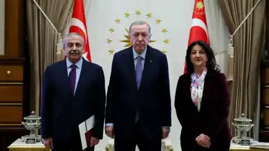 Erdoğan, DEM Parti'yle 'Terörsüz Türkiye'yi Tartıştı