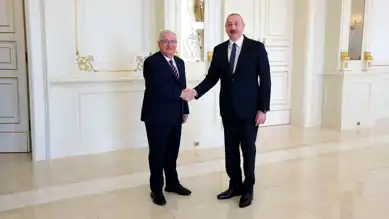 Güler, Azerbaycan'da Aliyev ile Görüştü
